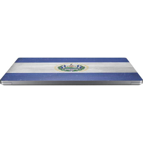 El Salvador Flag Distressed Universal Laptop 16in (13 x 9.4in) Skin